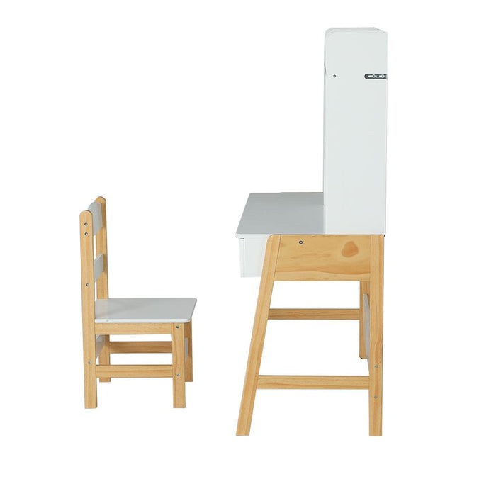 Kids Table and Chairs Set Study Play Toys Storage Desk