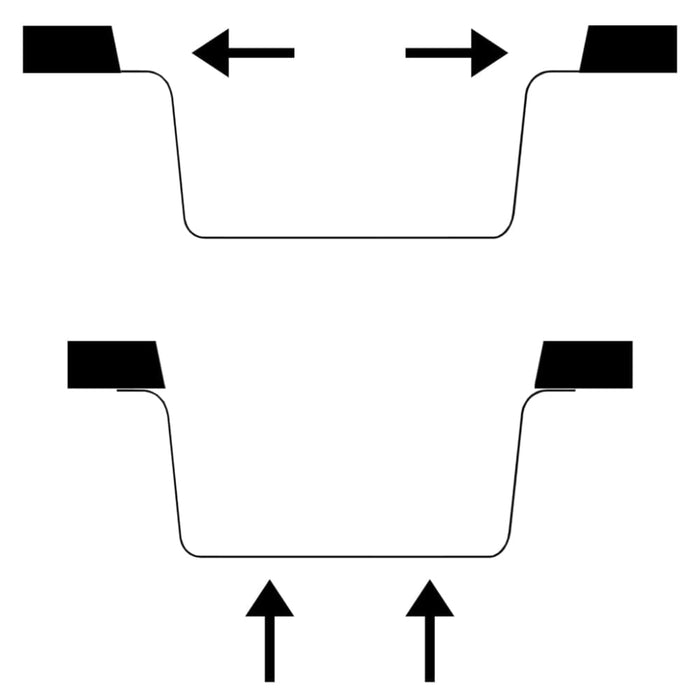 Kitchen Sink with Overflow Hole White Granite Opobbp