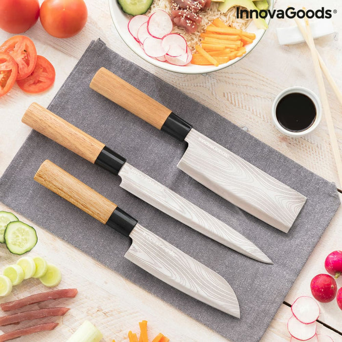Set Of Knives With Professional Carry Case Damas·q