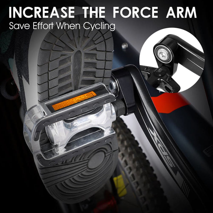 Labor Saving Bike Pedal Adapter