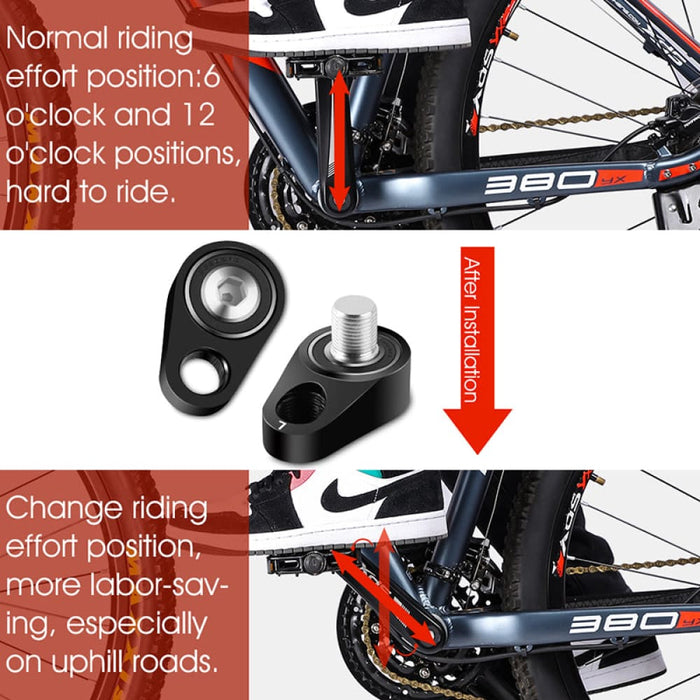Labor Saving Bike Pedal Adapter