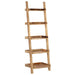 Ladder Shelf Brown Solid Mango Wood Xainit