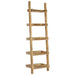 Ladder Shelf Brown Solid Mango Wood Xainit