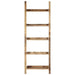 Ladder Shelf Brown Solid Mango Wood Xainit