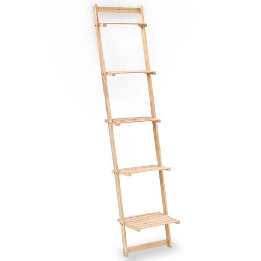 Ladder Wall Shelf Cedar Wood Xalatn