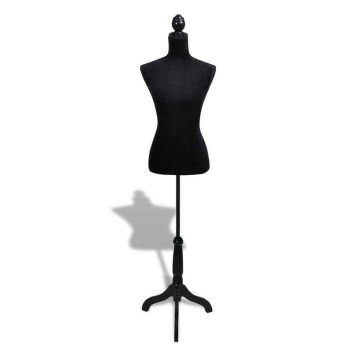 Ladies Bust Display Black Female Dressmakers Dummy