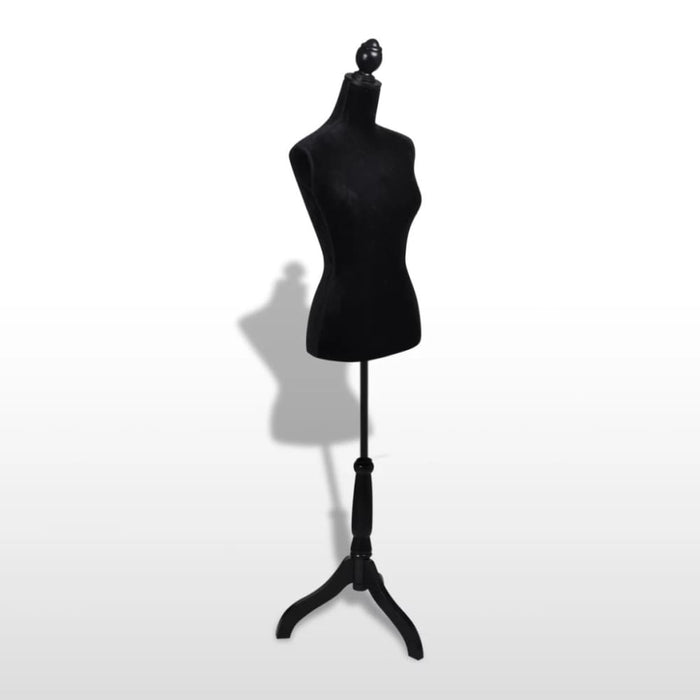 Ladies Bust Display Black Female Dressmakers Dummy