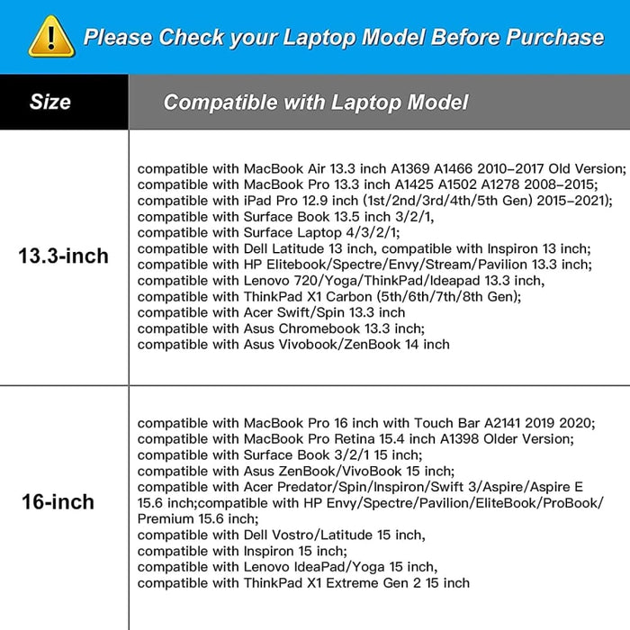 Laptop Shoulder Bag 13.3 13 14 15 6 16 Inch for Macbook Air