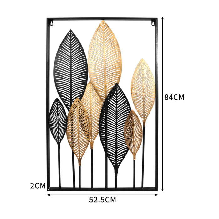 Large Metal Wall Art Hanging Leaf Tree of Life Home Decor