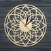 Laser Engraved Wooden Wall Clock