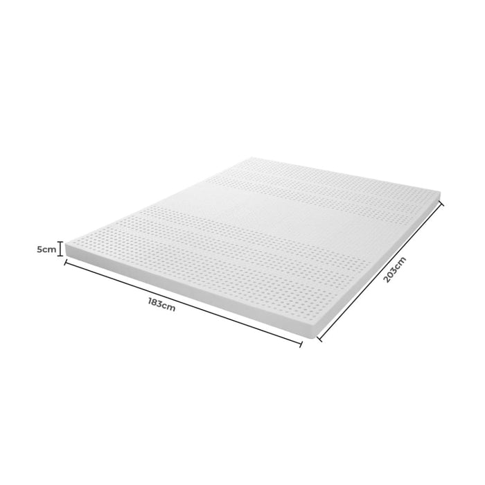 Goslash Picks Latex Mattress Topper King Natural 7 Zone
