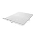 Goslash Picks Latex Mattress Topper King Natural 7 Zone
