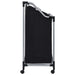 Laundry Sorter with 3 Bags Black Steel Xnxaxl