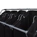 Laundry Sorter with 4 Bags Black Grey Xabtli