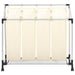 Laundry Sorter with 4 Bags Cream Steel Xnxaxn
