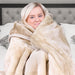 Laura Hill 600gsm Faux Mink Blanket Double-sided Queen Size