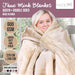 Laura Hill 600gsm Faux Mink Blanket Double-sided Queen Size