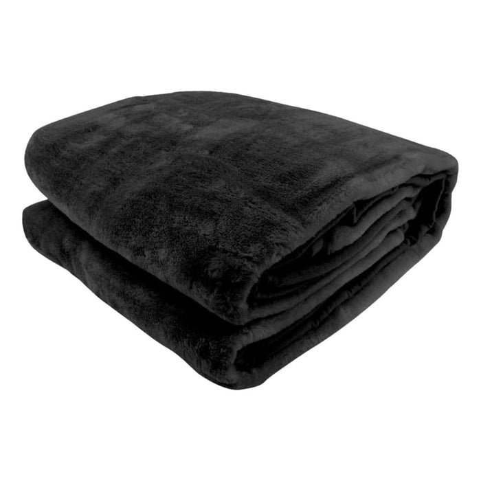 Laura Hill 600gsm Faux Mink Blanket Double-sided Queen Size