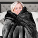 Laura Hill Faux Mink Blanket 800gsm Heavy Double-sided