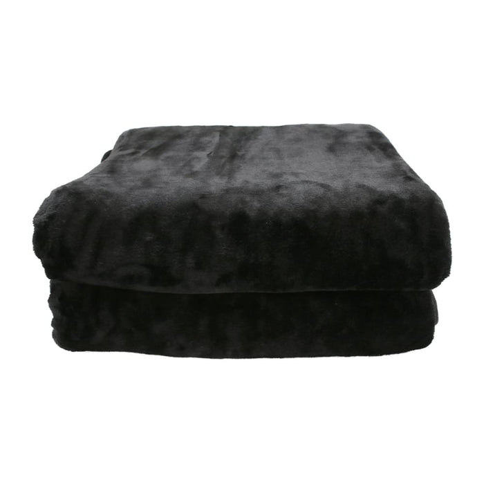 Laura Hill Faux Mink Blanket 800gsm Heavy Double-sided