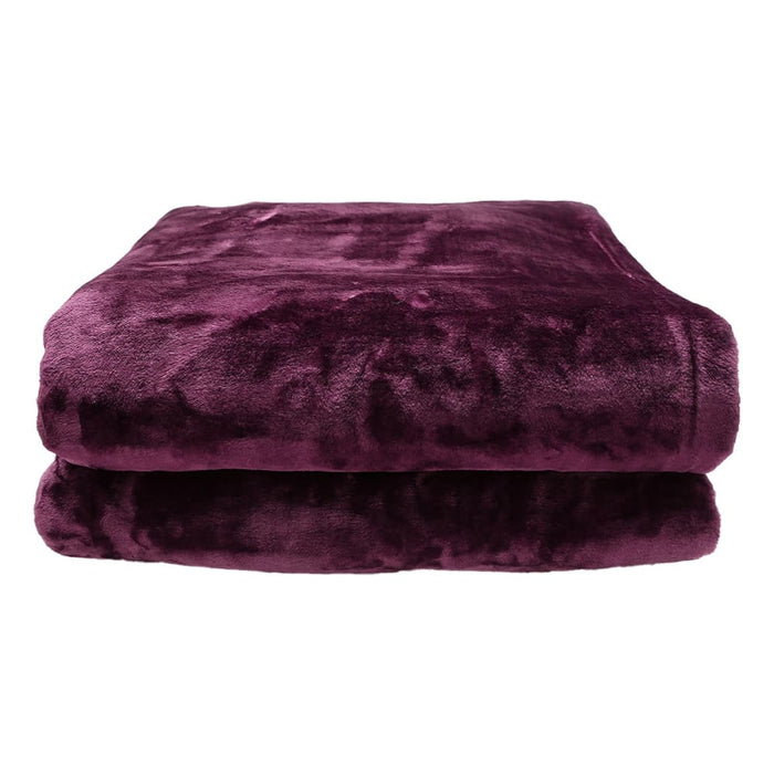 Laura Hill Faux Mink Blanket 800gsm Heavy Double-sided