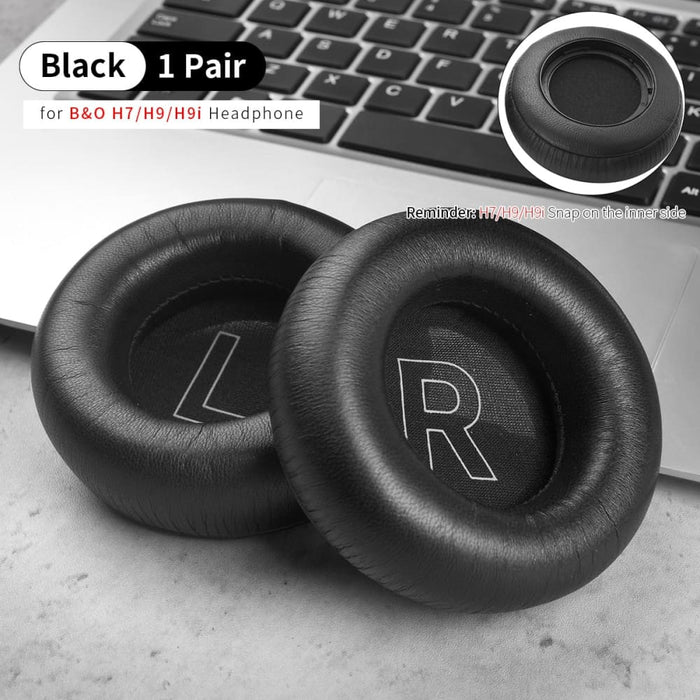 Leather Sheepskin Ear Pads for Bang Olufsen Beoplay H7 H9