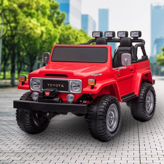 Licensed Toyota Fj-40 Electric Kids Ride on Car by - Red