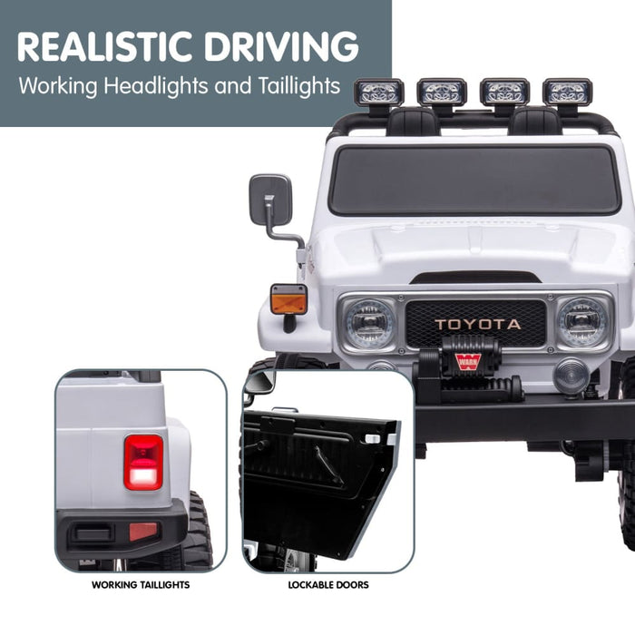 Licensed Toyota Fj-40 Kids Ride on Electric Toy Car 80w