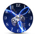 Lightning Gamepad Playroom Wall Clock Video Game Controller