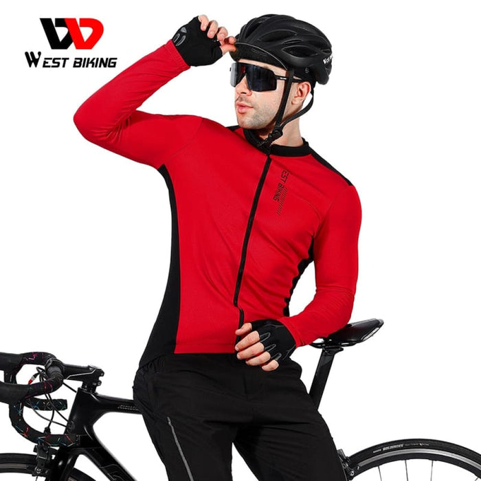 Lightweight & Breathable Long Sleeve Bicycle Jersey