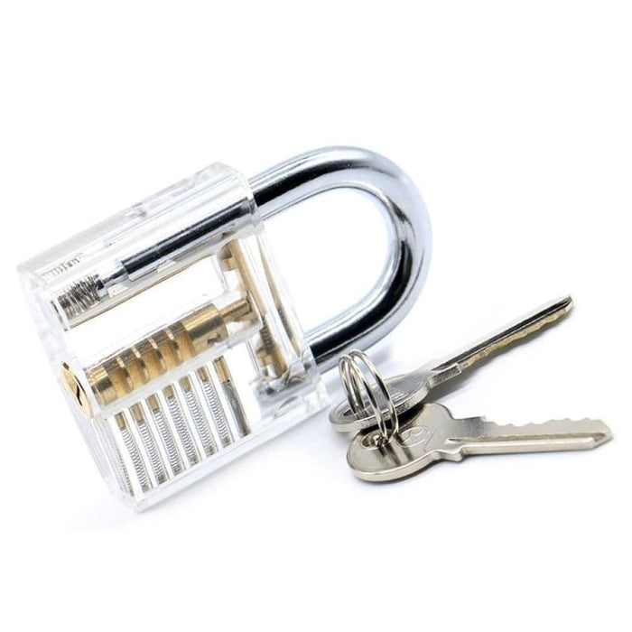 Locksmith Transparent Visible Locks Pick 78x50mm