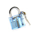 Locksmith Transparent Visible Locks Pick 78x50mm