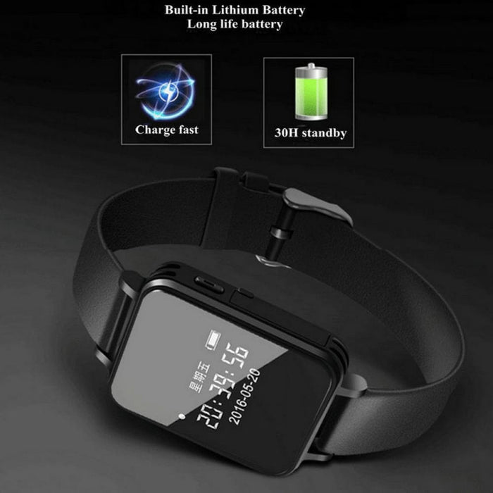 Mp3 Long Battery Digital Voice Audio Recorders Wrist Watch