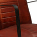Lounge Chair Brown Genuine Leather Gl86069