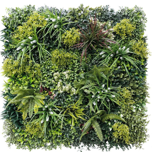 Lush Spring Vertical Garden Green Wall Uv Resistant 100cm x