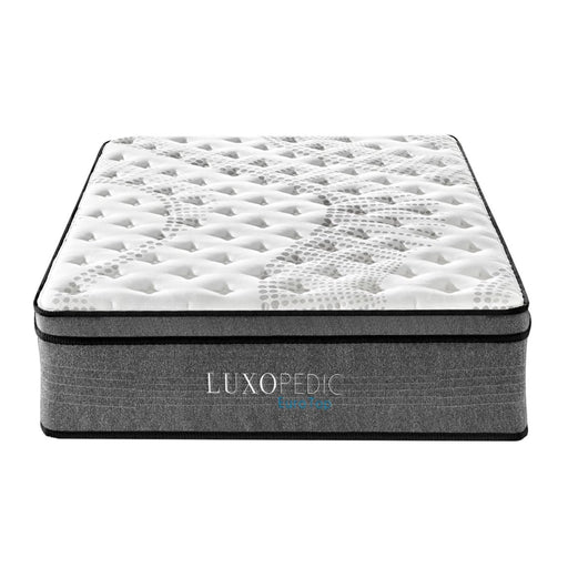 Luxopedic Pocket Spring Mattress 5 Zone 32cm Euro Top Memory