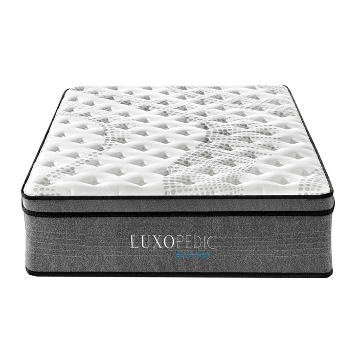 Luxopedic Pocket Spring Mattress 5 Zone 32cm Euro Top Memory
