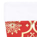 Luxury Christmas Tree Skirt With Sock Red 122 Cm Fabric