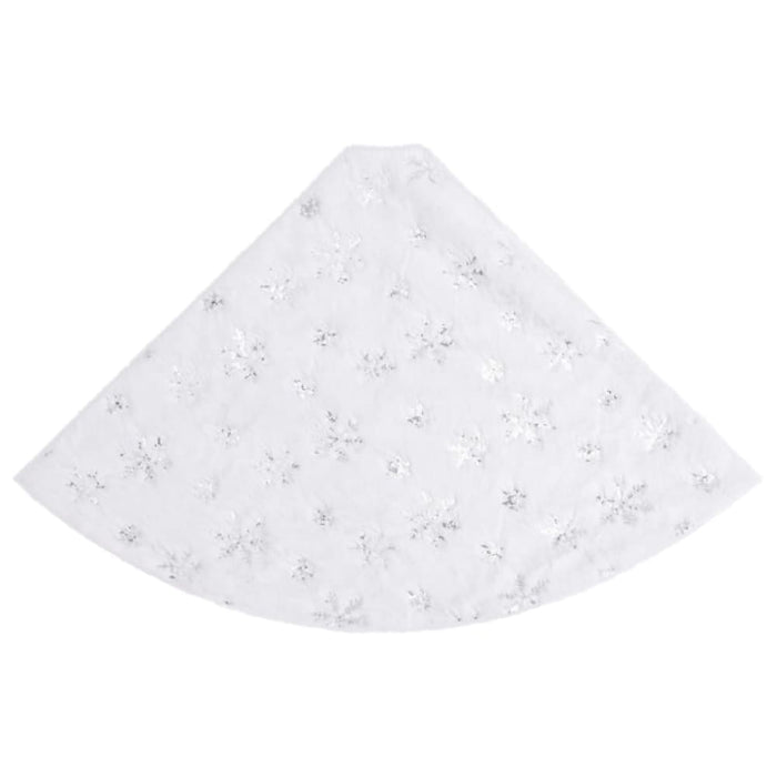 Luxury Christmas Tree Skirt White 122 Cm Faux Fur Ttbxit