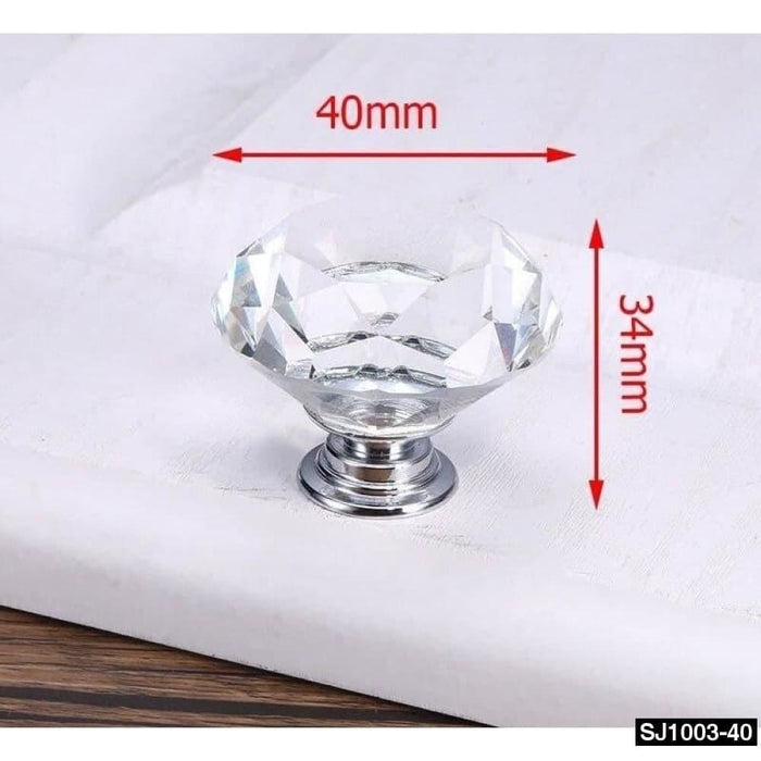 Luxury Diamond Crystal Cabinet Handles Wardrobe Shoebox