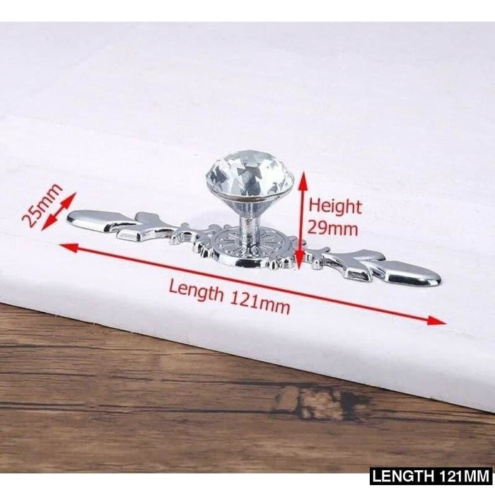 Luxury Diamond Crystal Cabinet Handles Wardrobe Shoebox