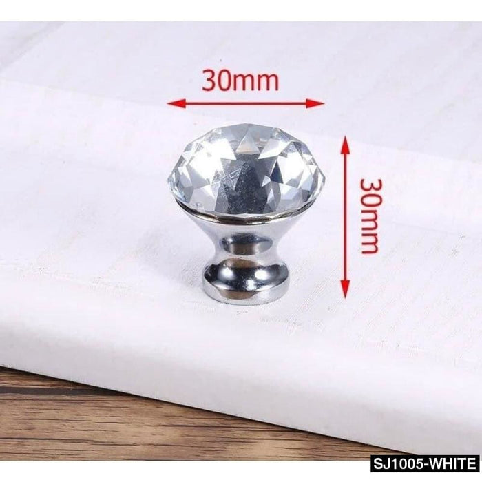 Luxury Diamond Crystal Cabinet Handles Wardrobe Shoebox