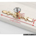 Luxury Diamond Crystal Cabinet Handles Wardrobe Shoebox