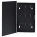 Key Box with Magnetic Board Black 30x20x5.5 Cm Txxiik