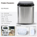 Ice Maker Machine Stainless Steel 2.2l