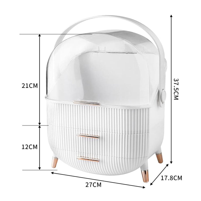 Goslash Picks Makeup Organizer Case Drawer Portable