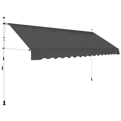 Manual Retractable Awning 350 Cm Anthracite Oatlko