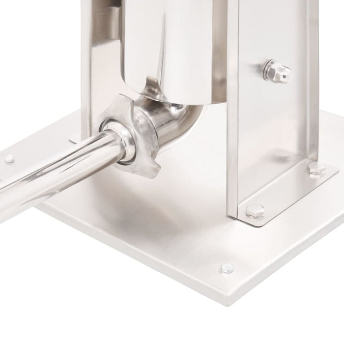 Manual Sausage Stuffer Silver 3 l Stainless Steel Pbklo