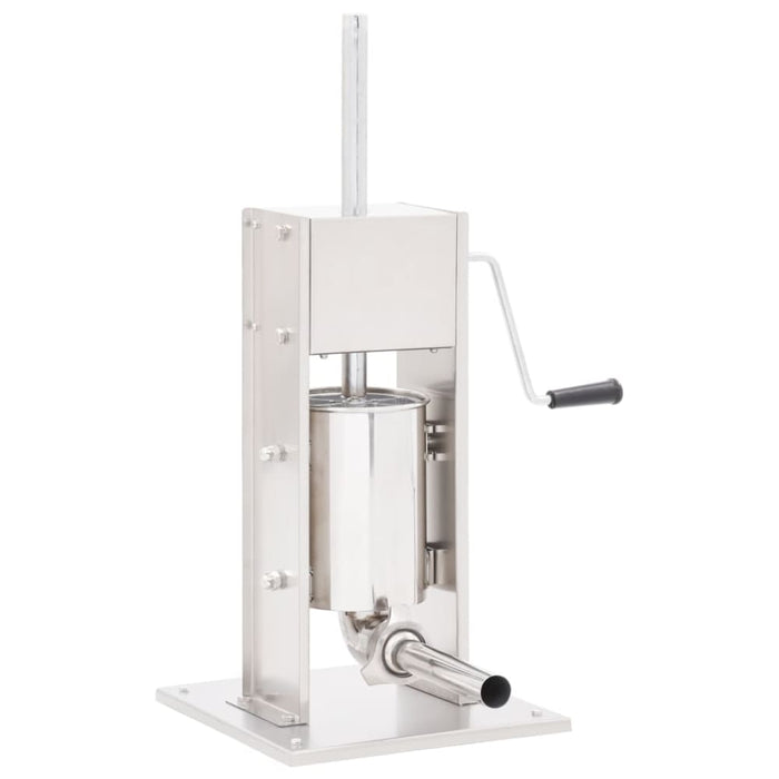 Manual Sausage Stuffer Silver 3 l Stainless Steel Pbklo