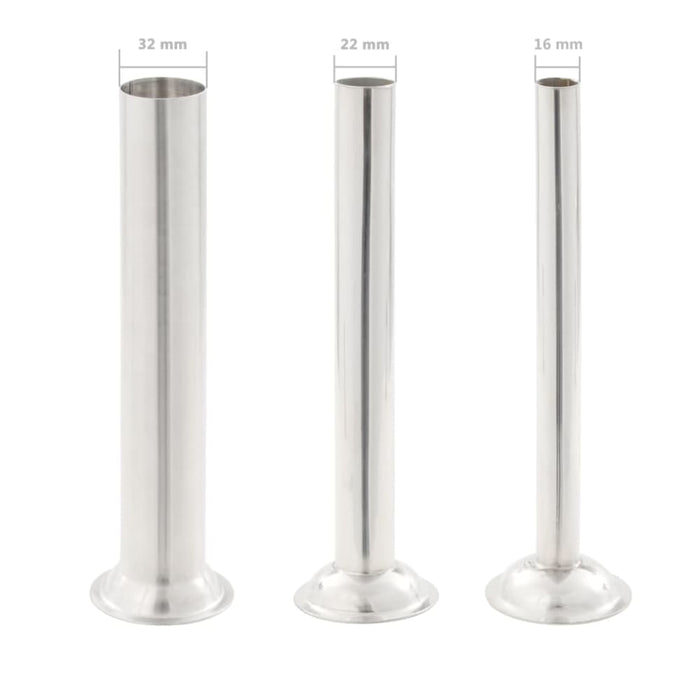 Manual Sausage Stuffer Silver 3 l Stainless Steel Pbklo